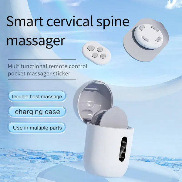 New Intelligence Magic Massage Stick Pulse Massage to Tighten Deep Muscles Remote Control LED Digital Display-0