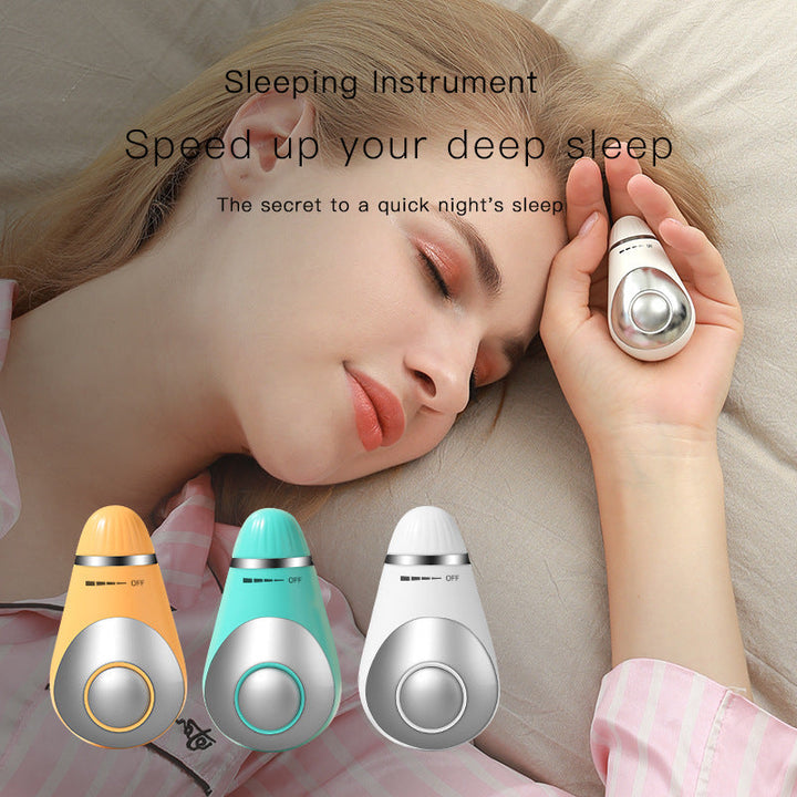 Compact Handheld Sleep Aid Device - Relaxation Tool for Improved Sleep, Mood & Focus, Adjustable Massage Intensity, Portable & Easy to Carry-1