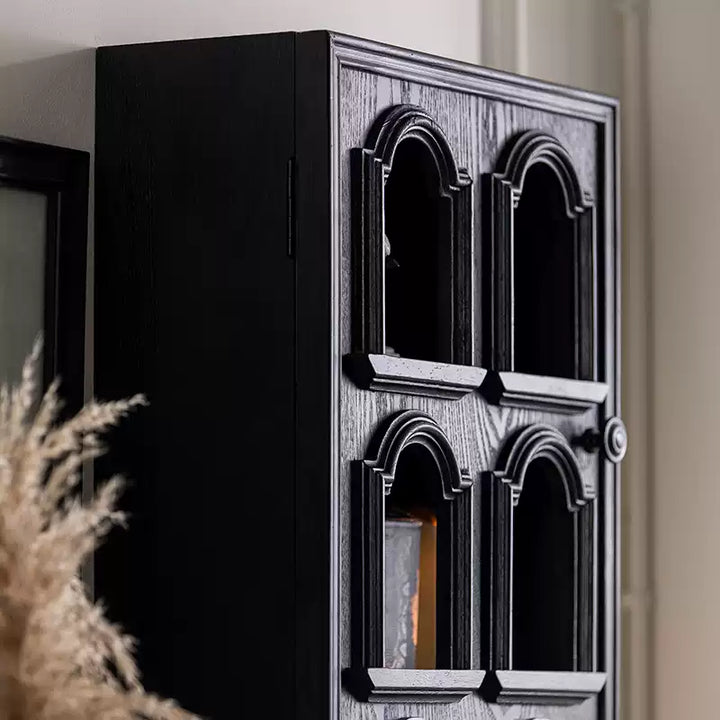 Wooden Display Cabinet Shelf-2