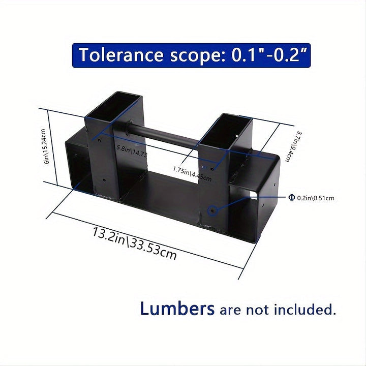 Outdoor Firewood Log Storage Rack Bracket-4