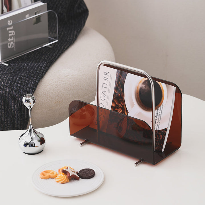 Desk Acrylic Book Rack-1