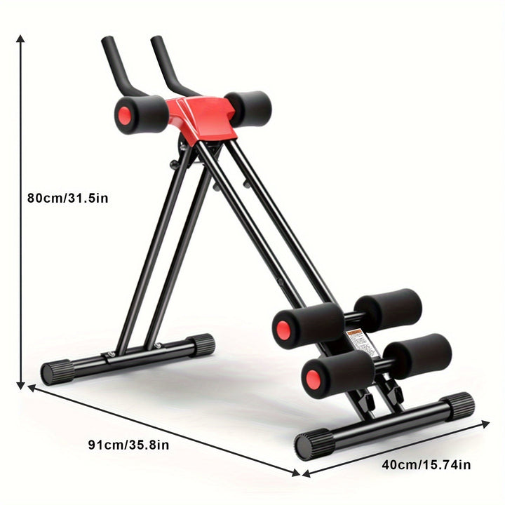 Ab Workout Machine Adjustable Foldable Core Trainer-2