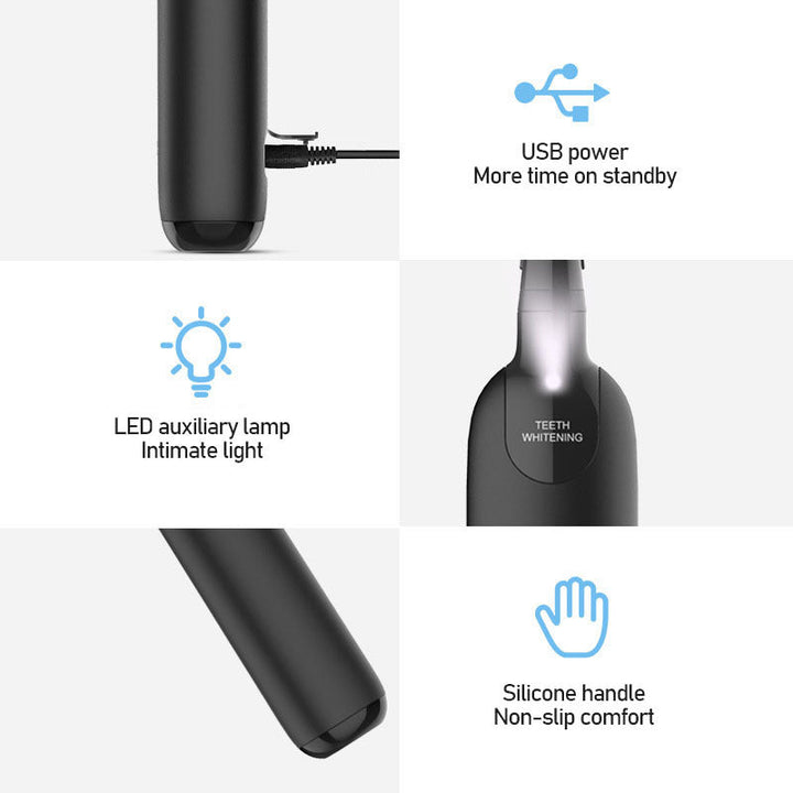 Water Dental Flosser Teeth Pick: Portable Cordless Oral Irrigator 250ML Rechargeable Travel Irrigation Cleaner-3