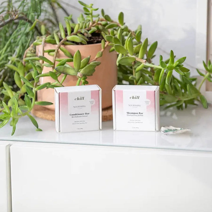 Nourishing Shampoo and Conditioner Bar Set Plantish