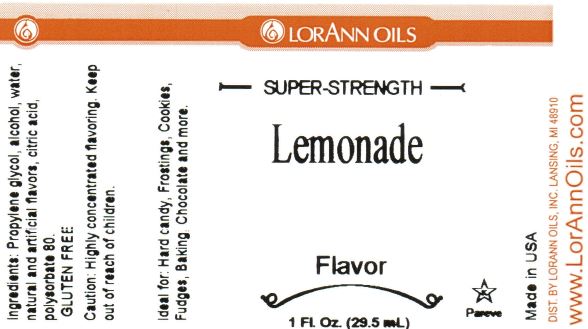 Lemonade Flavoring - Super Strength Flavor 1 oz., 16 oz., 1 Gallon, 5 Gallons-3