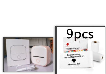 Portable Mini Thermal Label Printer Home Photo Printer Student Wrong Question Printer Bluetooth-compatible Mini Label Printer Price Tag My Store
