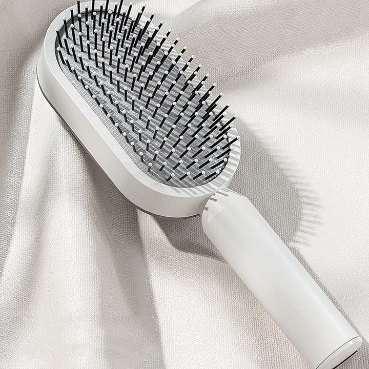 Self Cleaning Hair Brush For Women One-key Cleaning Hair Loss Airbag Massage Scalp Comb Anti-Static Hairbrush My Store