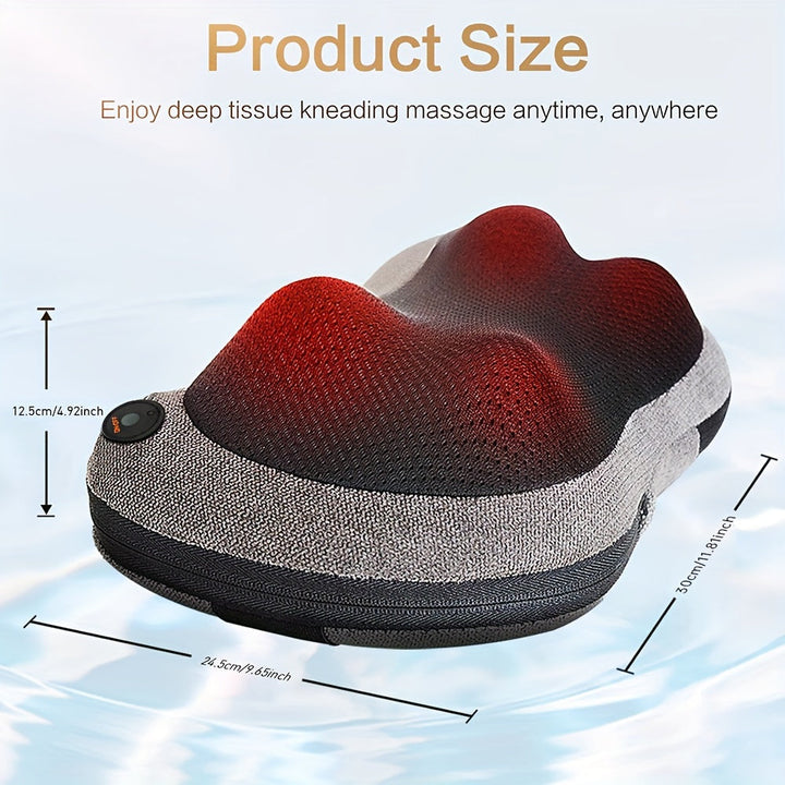 Shiatsu Back and Neck Massager with Heat(Gray)-1