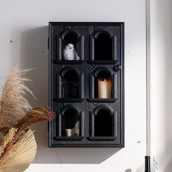 Wooden Display Cabinet Shelf-0