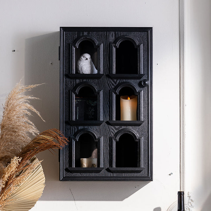 Wooden Display Cabinet Shelf-0