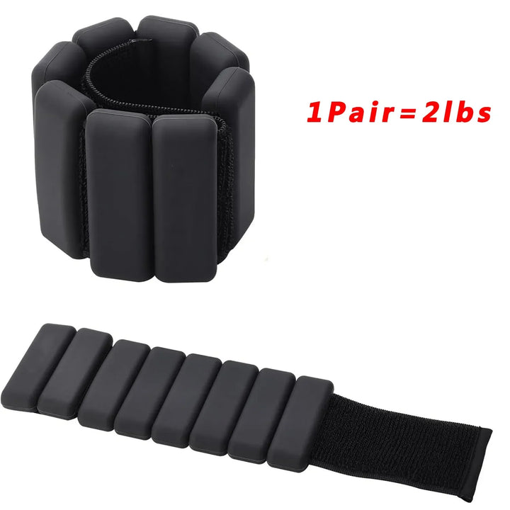 Adjustable Silicone Wrist & Ankle Weights-4