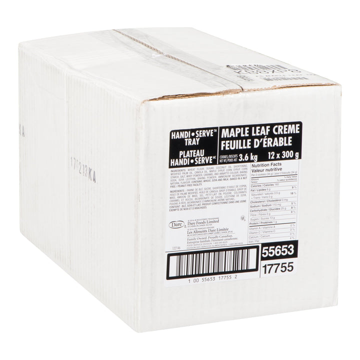 Cookie Maple Leaf Creme Ultimate - 12 x 300 g - Dare - Restaurant and Foodservice Ingredients - Canadian Distribution-1