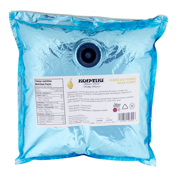 Puree Pear - 4 x 3 L - Kontiki - Restaurant and Foodservice Ingredients - Canadian Distribution-0