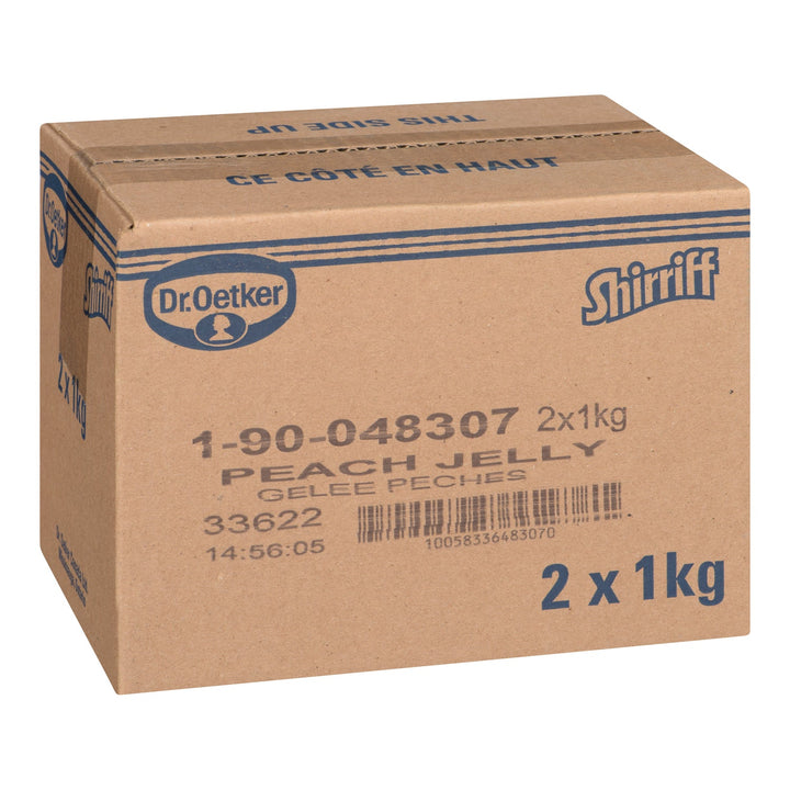 Gelatin Peach Powder - 2 x 1 kg - Shirriff - Baking Mixes and Ingredients - Canadian Distribution-2