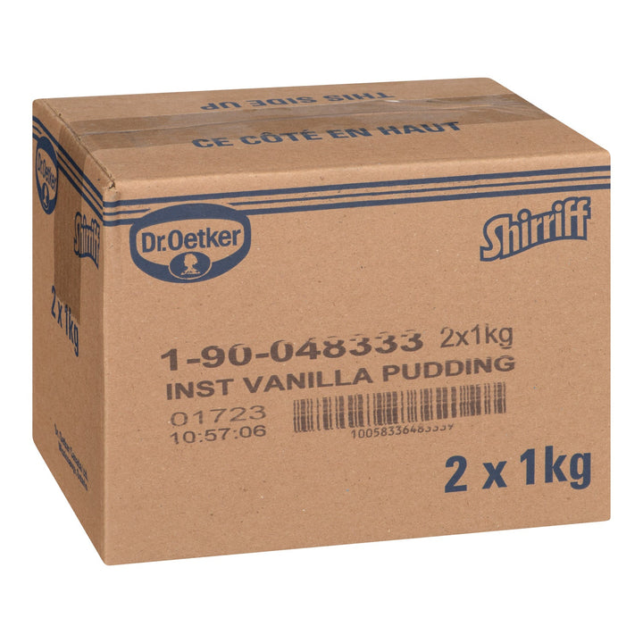 Pudding Vanilla Powder Instant - 2 x 1 kg - Shirriff - Baking Mixes and Ingredients - Canadian Distribution-2