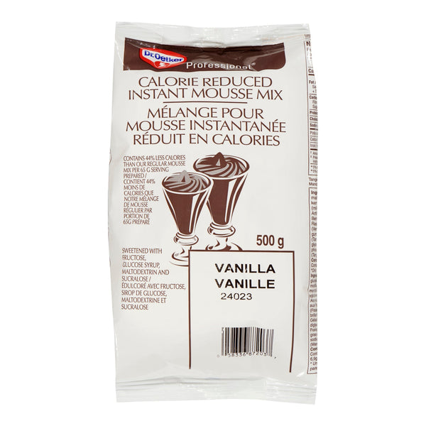 Mousse Mix Vanilla Calorie Reduced - 2 x 500 g - Oetker - Baking Mixes and Ingredients - Canadian Distribution-0