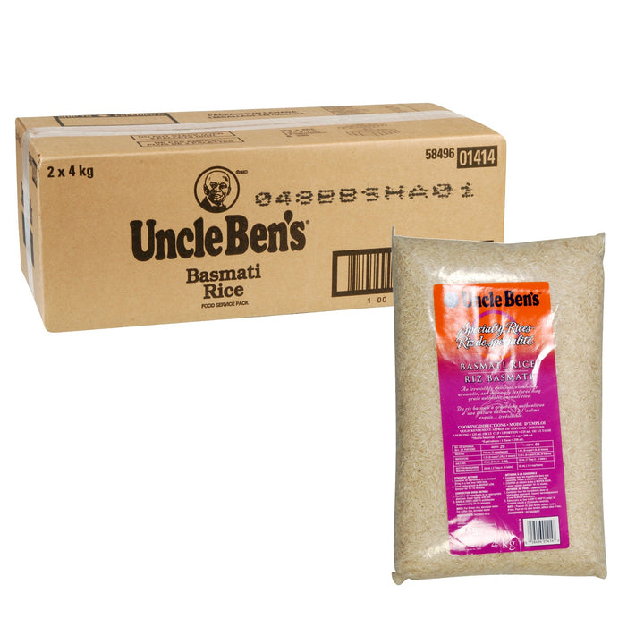 Rice Basmati - 2 x 4 kg - Uncle Bens - Restaurant and Foodservice Ingredients - Canadian Distribution-2