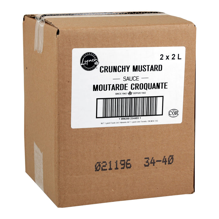 Sauce Mustard Crunchy - 2 x 2 L - Lynch - Baking Mixes and Ingredients - Canadian Distribution-2