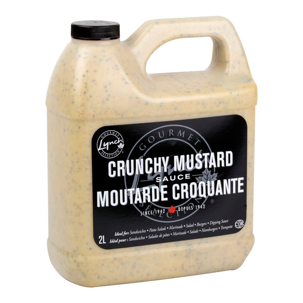 Sauce Mustard Crunchy - 2 x 2 L - Lynch - Baking Mixes and Ingredients - Canadian Distribution-0
