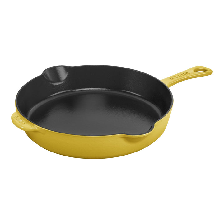 STAUB Pans 22 cm / 8.5 inch Cast Iron Traditional Deep Frypan, Citron ZWILLING Canada