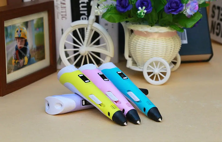 3D print pen 3D pen two generation graffiti 3D stereoscopic paintbrush children puzzle painting toys My Store