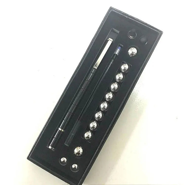 Stress Reducer Relief Toys Gift Box funny black golden kits Fidget magnetic polar pen with stylus ball pen My Store
