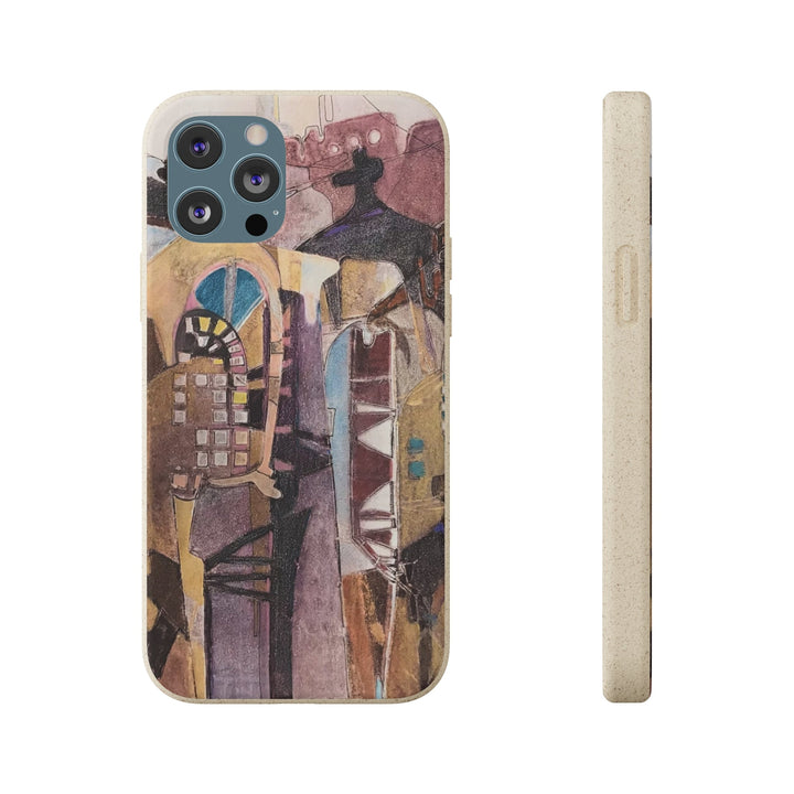 Biodegradable Phone Case with 'San Francisco De Asis' Abstract Original Artwork by Barbara Cleary-30