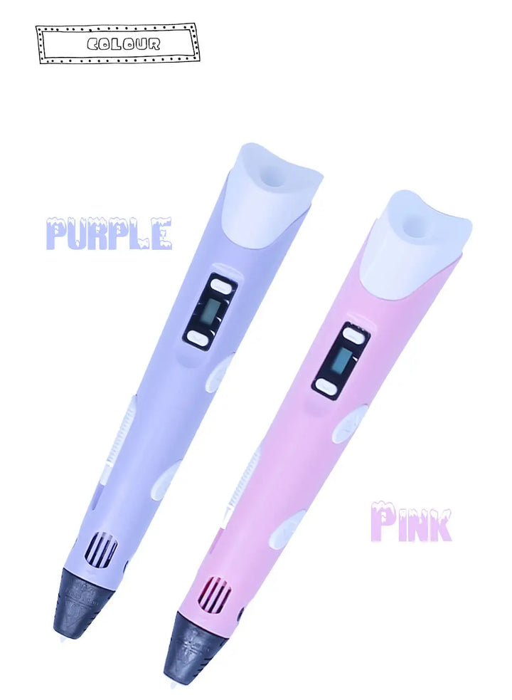 3D print pen 3D pen two generation graffiti 3D stereoscopic paintbrush children puzzle painting toys My Store
