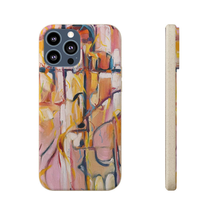 Biodegradable Phone Case with 'Abstract Pueblo' Original Artwork by Barbara Cleary-16