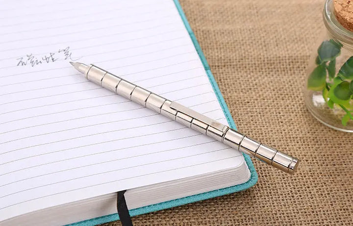 Stress Reducer Relief Toys Gift Box funny black golden kits Fidget magnetic polar pen with stylus ball pen My Store