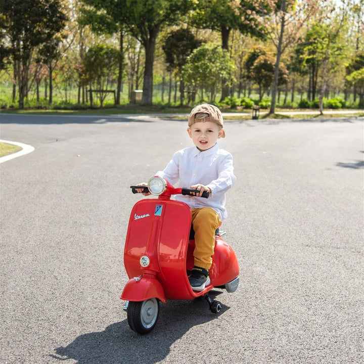 12V Kid's Vespa Electric Ride-On Scooter-1