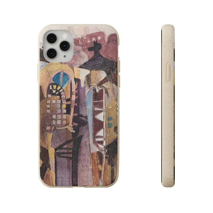 Biodegradable Phone Case with 'San Francisco De Asis' Abstract Original Artwork by Barbara Cleary-22