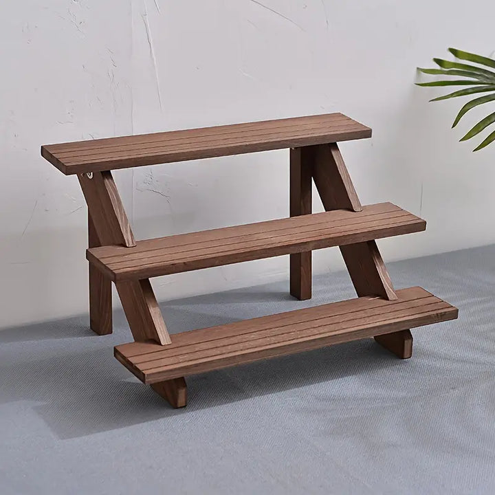 Bring nature indoors with this elegant natural wooden display riser-1