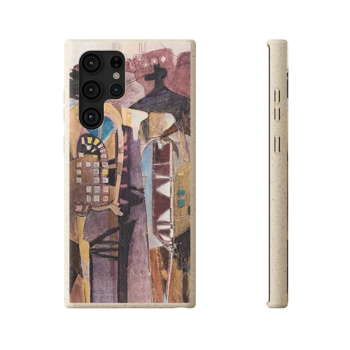 Biodegradable Phone Case with 'San Francisco De Asis' Abstract Original Artwork by Barbara Cleary-41