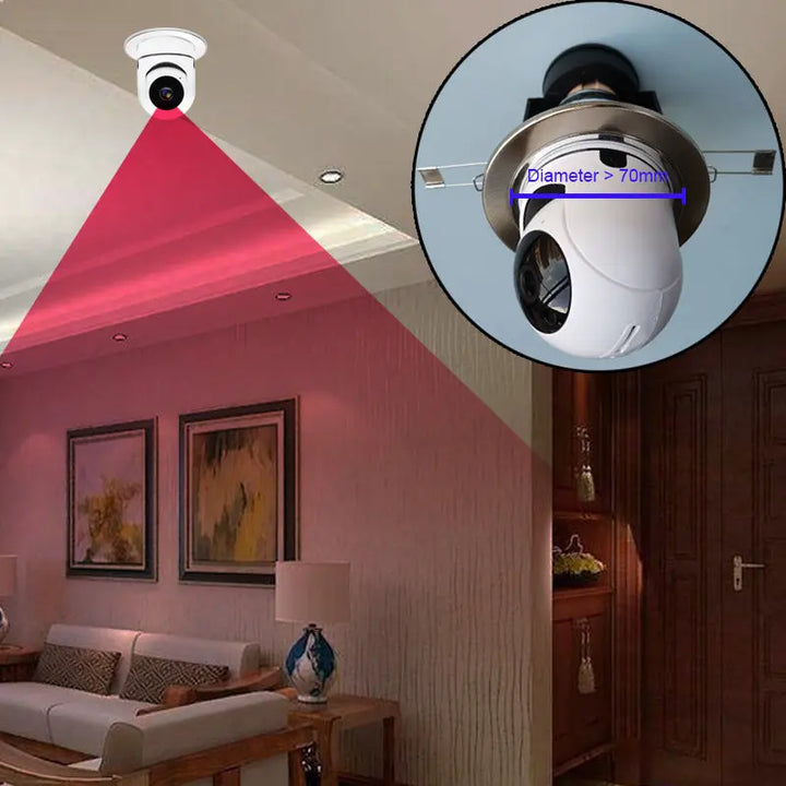 Bulb Shaking Head Machine Yilot APP Wireless WIFI Camera Home Security Monitoring My Store