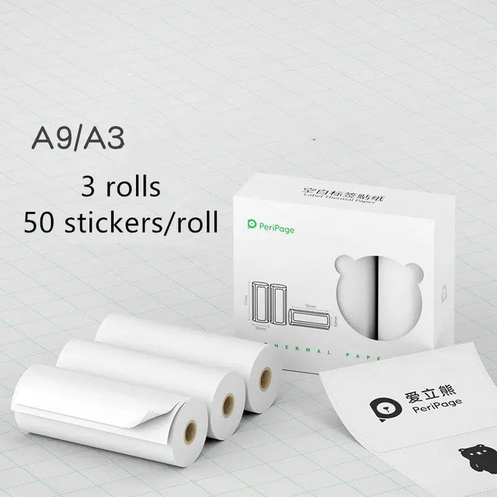 Mini Bliuetooth Wireless Thermal Printer Paper Sticker Label Printer My Store