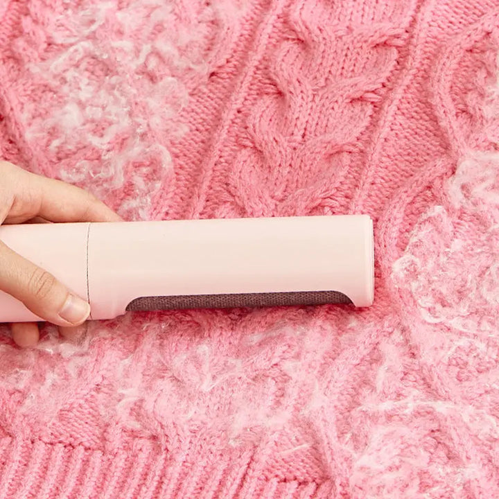 2-1 Reusable Pet Hair Remover Brush Lint Roller Portable Effective Self Cleaning Tool for Cat Dog Fur Hair Dust Removal Brush My Store