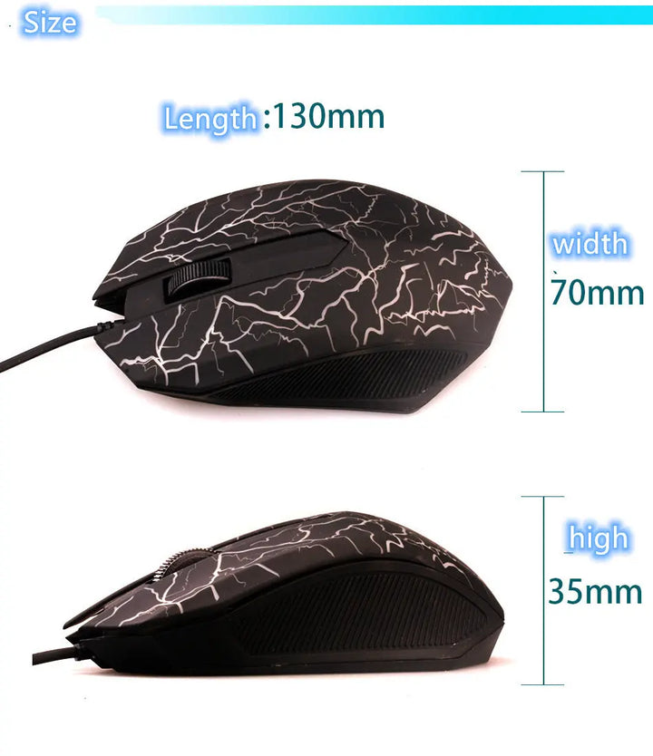 Internet Cafe Office Wired Mouse Computer Accessories My Store