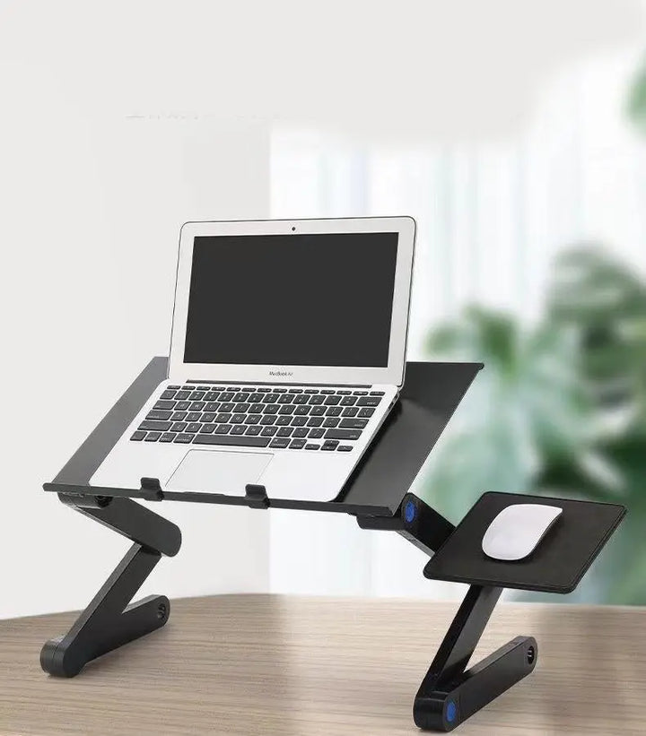 Folding Computer Desk Notebook Computer Stable With Double Fan My Store