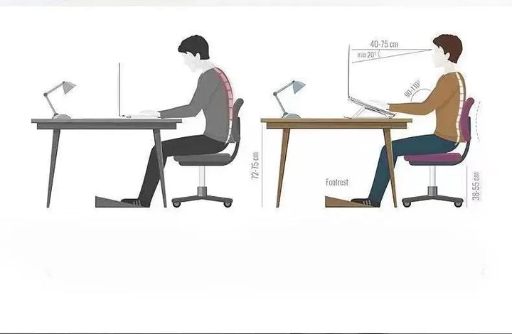 Folding Computer Desk Notebook Computer Stable With Double Fan My Store