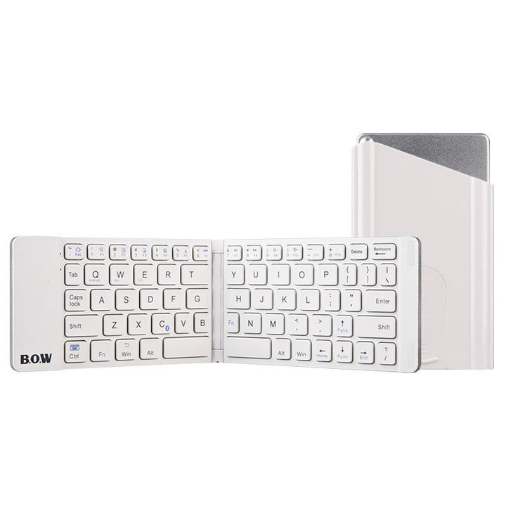 New Style Folding Bluetooth Keyboard And Mouse Set Wireless Mute Portable Keyboard For Business And Travel My Store
