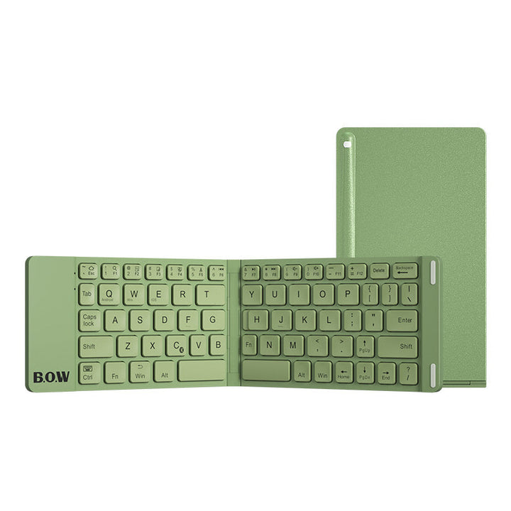 New Style Folding Bluetooth Keyboard And Mouse Set Wireless Mute Portable Keyboard For Business And Travel My Store