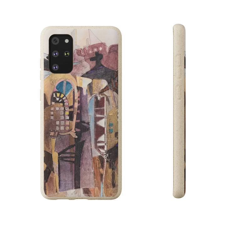Biodegradable Phone Case with 'San Francisco De Asis' Abstract Original Artwork by Barbara Cleary-46