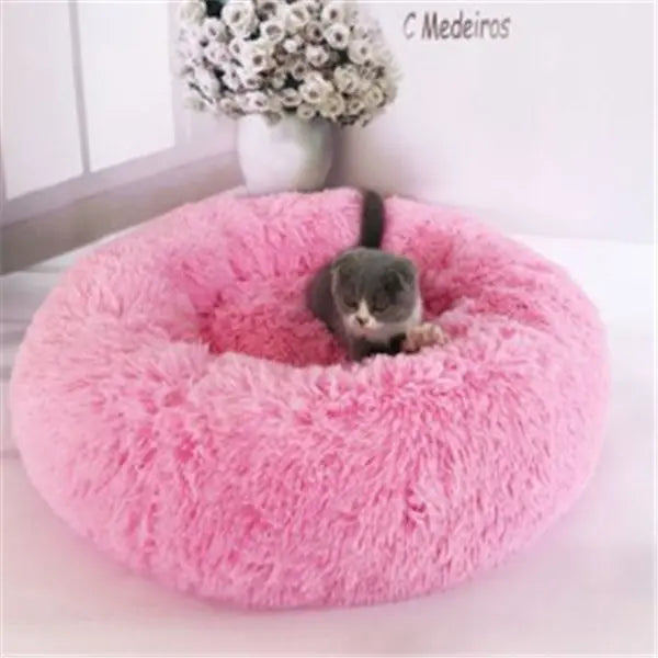 Round Long Hairy Autumn And Winter Nest Pad Cat Mattress My Store