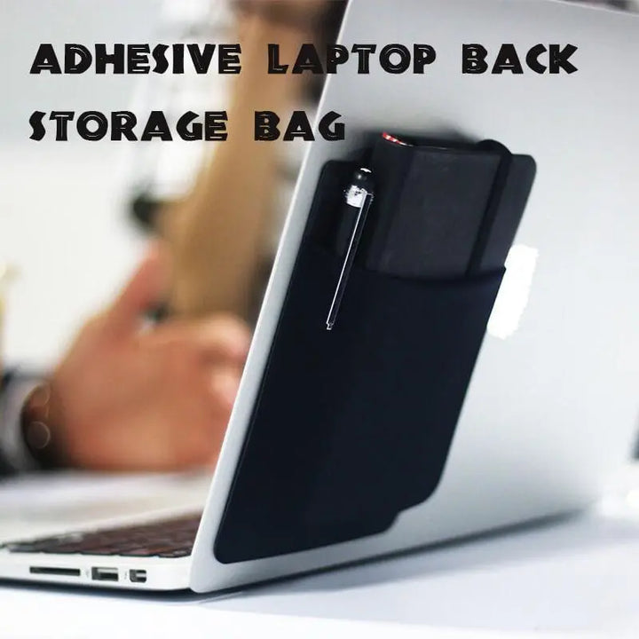 Adhesive Laptop Back Storage Bag Laptop Organizer My Store