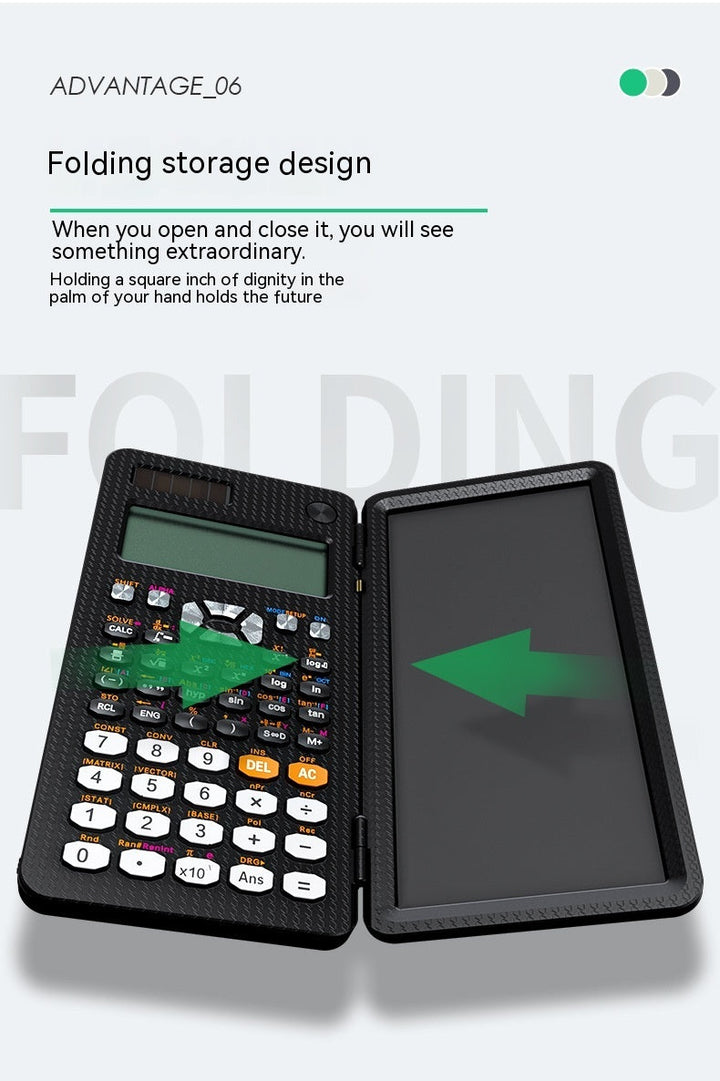 2 In 1 Foldable Scientific Calculators Handwriting Tablet Learning Function Calculator  Foldable Desk Scientific Calculators My Store