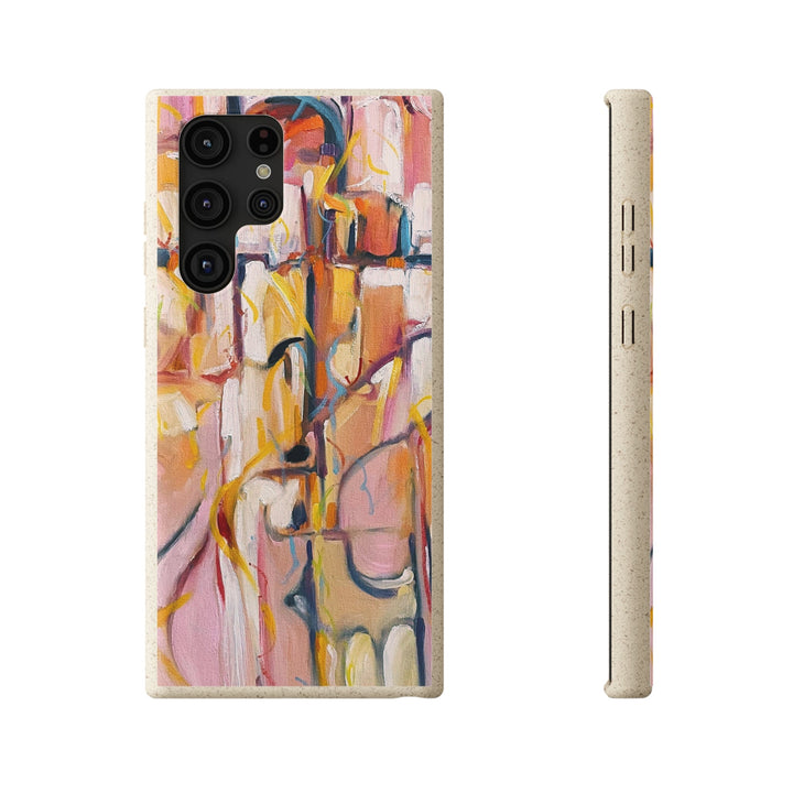 Biodegradable Phone Case with 'Abstract Pueblo' Original Artwork by Barbara Cleary-35
