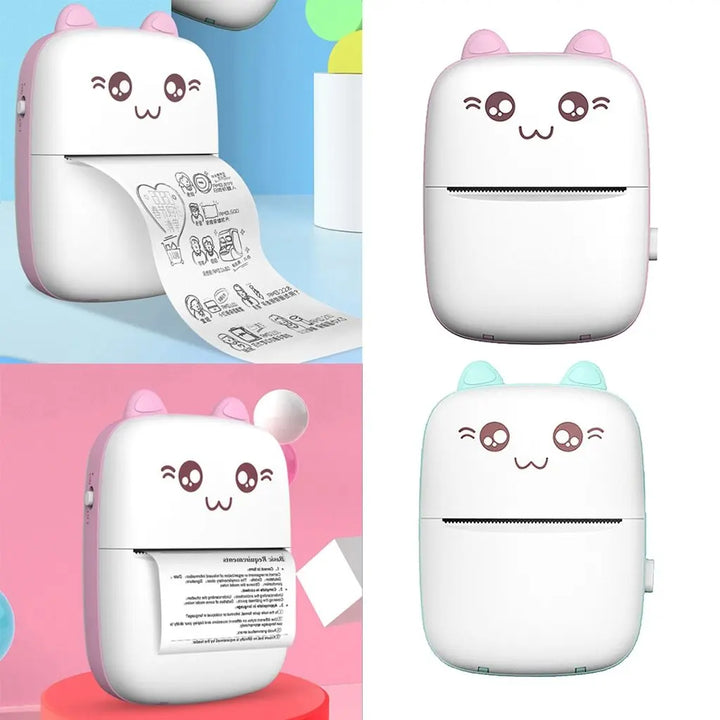 Mini Printer Portable Mini Bluetooth WiFi New Wrong Printer Mobile Phone Photo Title Note Hot Print Pocket Student Error Label Printer My Store