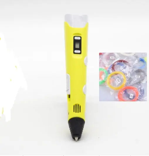 3D print pen 3D pen two generation graffiti 3D stereoscopic paintbrush children puzzle painting toys My Store