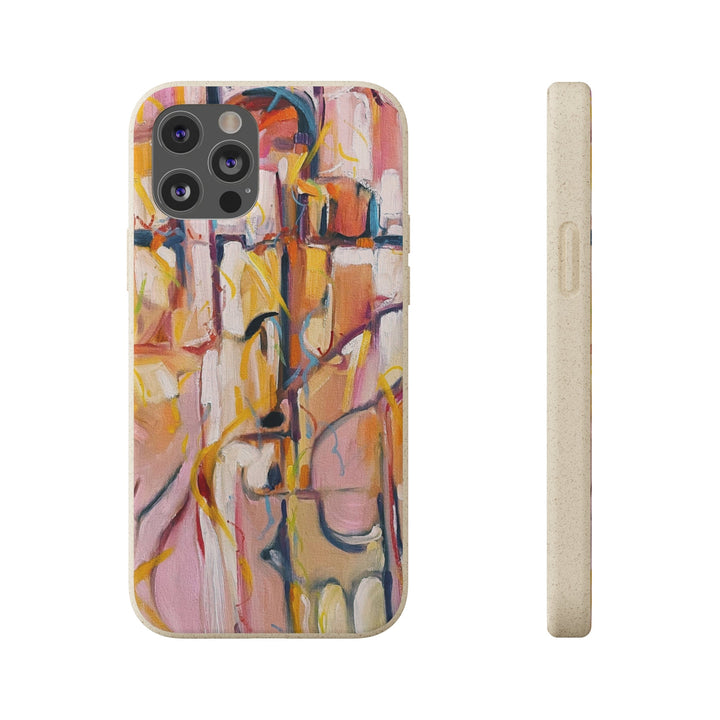 Biodegradable Phone Case with 'Abstract Pueblo' Original Artwork by Barbara Cleary-18